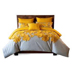 Embroidered Bedding Details Png Cgf39 PNG image