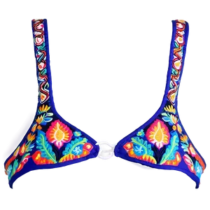 Embroidered Bikini Top PNG Llr37 PNG