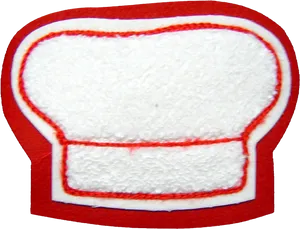 Embroidered Chef Hat Patch PNG image
