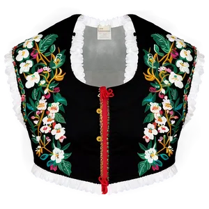 Embroidered Crop Top Png 20 PNG image