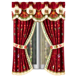 Embroidered Curtains Png 31 PNG image