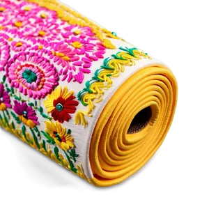 Embroidered Edge Yoga Mat Png Rpx PNG image