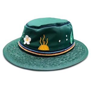 Embroidered Fishing Hat PNG 06212024
