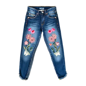 Embroidered Jean PNG 06252024