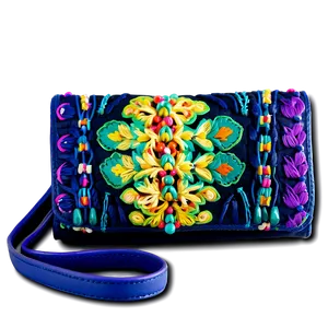 Embroidered Purse Png 05242024 PNG image