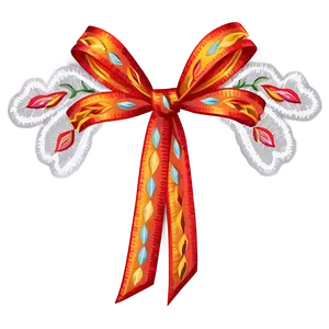 Embroidered Ribbon PNG Fsf