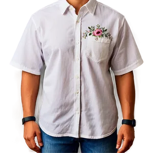 Embroidered Shirt Pocket Model Png 17 PNG image