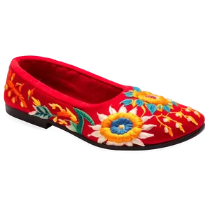 Embroidered Slippers PNG 06202024