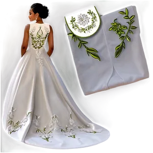 Embroidered Wedding Dresses PNG Tmx