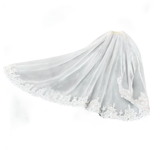 Embroidered Wedding Veil Png Hgu PNG image