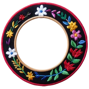 Embroidery Hoop Art PNG Jit