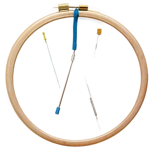 Embroidery Hoop Needle Png Dwl95 PNG image