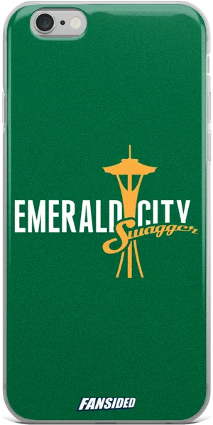Emerald City Swagger Phone Case PNG image