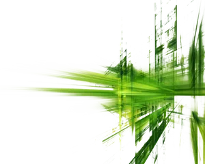 Emerald Digital Storm Abstract PNG image