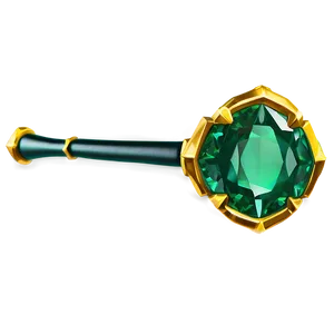 Emerald Scepter Png 06282024 PNG image