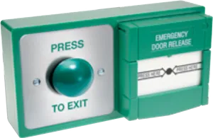 Emergency Exit Buttonand Door Release PNG