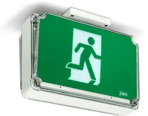 Emergency Exit Sign Lighted24m PNG image