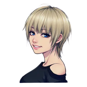 Emo Blonde Hair Png Lxg PNG image