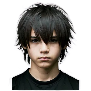 Emo Boy Hair PNG 75