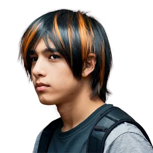 Emo Hair For Boys Png 05252024 PNG image