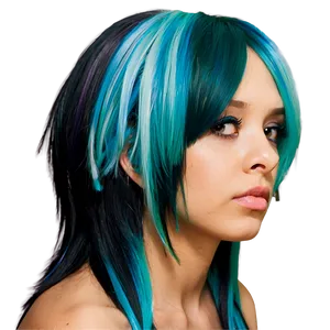 Emo Hair For Cosplay Png 05252024 PNG image