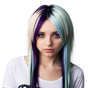 Emo Hair For Summer Png 4 PNG image