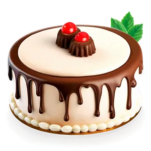 Emoji Chocolate Cake PNG 06262024