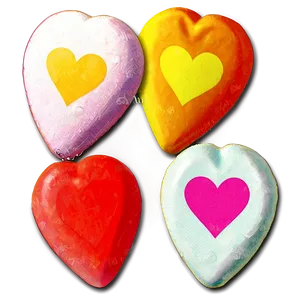 Emoji Conversation Hearts PNG 06282024