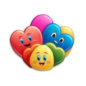 Emoji Conversation Hearts Png 06282024 PNG image