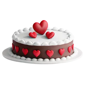 Emoji Heart Cake PNG Ejd