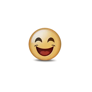 Emoji Smiling With Eyes PNG Xdn54