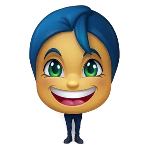 Emoji With A Shy Smile PNG 05242024