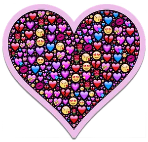 Emojisin Love Heart Shape