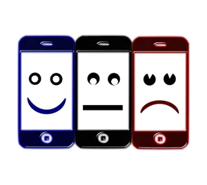 Emotion Phones Concept PNG image