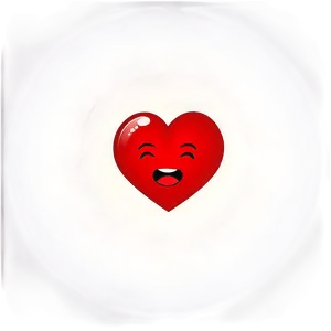 Emotive Red Heart Emoji PNG Nvq