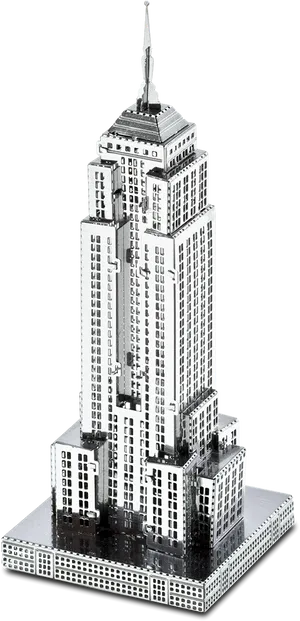 Empire State Building Model PNG image
