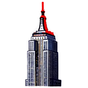 Empire State Building New York Png 06122024 PNG image