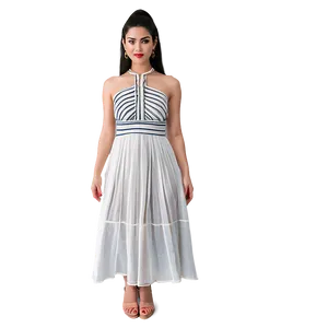 Empire Waist Dress PNG 3