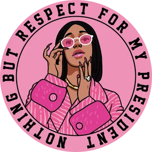 Empowerment Femininity Respect Illustration PNG image