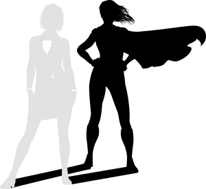 Empowermentand Confidence Silhouette PNG image