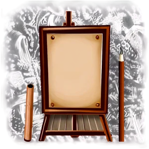 Empty Art Canvas Png Fkx68 PNG image