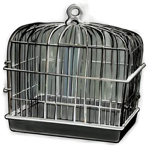 Empty Bird Cage PNG 94