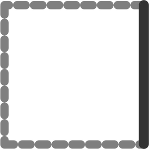 Empty Black Border Frame PNG image