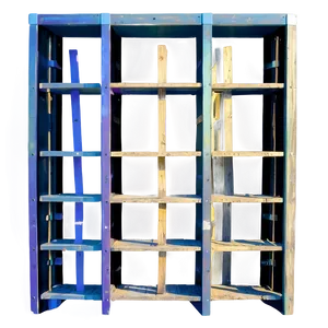 Empty Bookshelf For Bedroom PNG 06272024