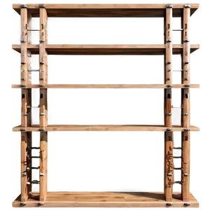 Empty Bookshelf For Decoration PNG Gsy41 PNG