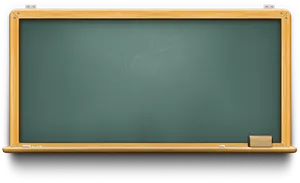 Empty Classroom Blackboard PNG