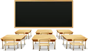 Empty Classroom Setup