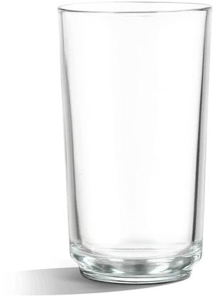 Empty Clear Glass Tumbler PNG image