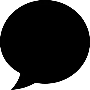 Empty Comic Speech Bubble PNG image