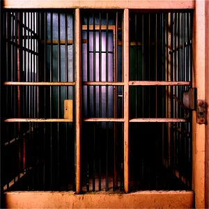 Empty Correctional Cell PNG Vtg PNG